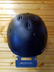 PRILBA ALPINA BLACK-BLACK 61-64CM